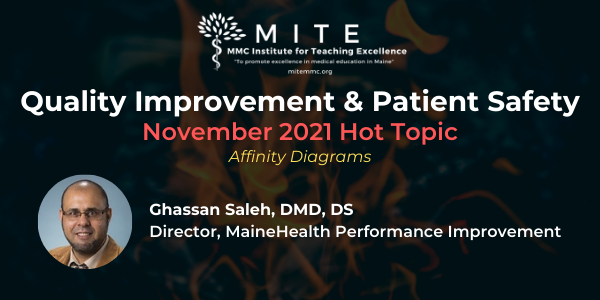 QIPS (Quality Improvement Patient Safety) Hot Topic-November 2021 Banner